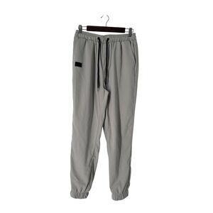 Manfinity Men's Medium Gray Cargo Jogger Pants Drawstring Streetwear Casual